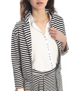 SUSY MIX Jacket with stripes COLORS Art. 50187 NEW