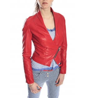 ZIMO Jacket in eco-leather with zip COLORS Art. 15327 NEW