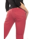 PLEASE jeans slim fit 4 buttons CARDINAL RED P68 OLD+3D 