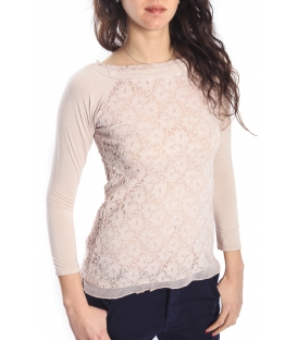 SUSY MIX Maglia con pizzo ROSA Art. 40101 NEW 