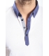 ANTONY MORATO Polo con colletto effetto camicia BIANCO MMKS00528 