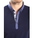 ANTONY MORATO Polo con colletto effetto camicia BLU MMKS00528