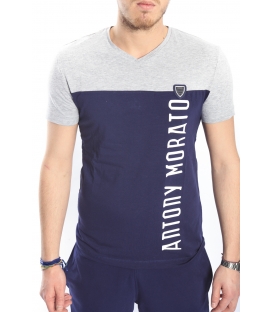 ANTONY MORATO T-shirt with print BLU MARINE MMKS00610