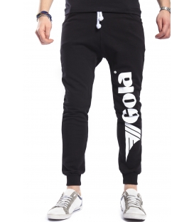 GOLA Pantaloni in felpa con stampa BLACK GOU306