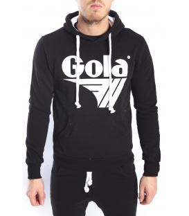 GOLA Sweatshirt with hood and print BLACK GOU300