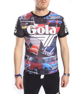 GOLA T-shirt with print cars BLACK GOU372