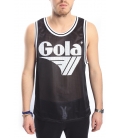 GOLA Tank / T-shirt perforated with print BLACK GOU311
