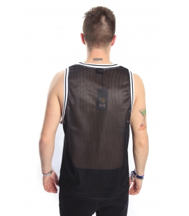 GOLA Tank / T-shirt perforated with print BLACK GOU311