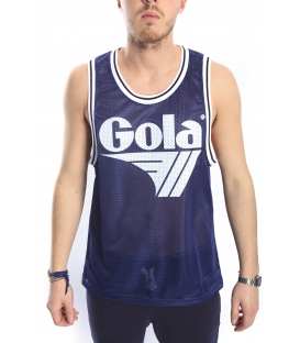 GOLA Tank / T-shirt perforated with print BLUE GOU311