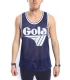 GOLA Tank / T-shirt perforated with print BLUE GOU311