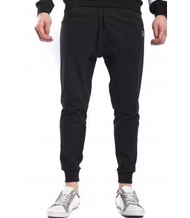 STK SUPER TOKYO Pantalone in felpa baggy NERO STK1175