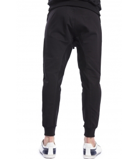 STK SUPER TOKYO Pantalone in felpa baggy NERO STK1175