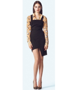 DENNY ROSE Abito con dett. davanti NERO 46DR11004 