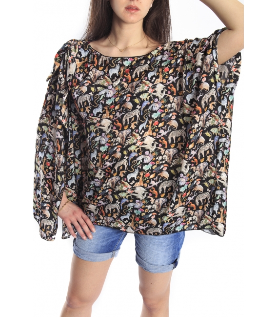 DENNY ROSE Blouse with print FANTASY 46DR41027