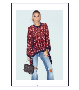 DENNY ROSE Blouse/Jersey with hood FANTASY 46DR41003