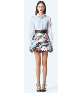 DENNY ROSE Camicia in cotone BIANCO 46DR41029