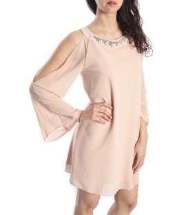 RINASCIMENTO Abito con strass ROSA Art. CFC0066604003