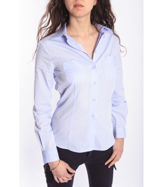 DENNY ROSE Shirt in cotton LIGHT BLUE 46DR41029 