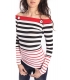 DENNY ROSE Jersey / T-shirt with stripes COLORS 46DR61013