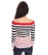 DENNY ROSE Jersey / T-shirt with stripes COLORS 46DR61013