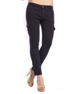 DENNY ROSE Pants with pockets BLUE 46DR21002 