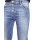 MARYLEY Jeans boyfriend baggy DENIM 4 bottoni B561