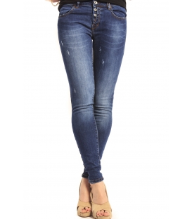 RINASCIMENTO Jeans slim fit con strappetti DENIM Art. CFC0067125003