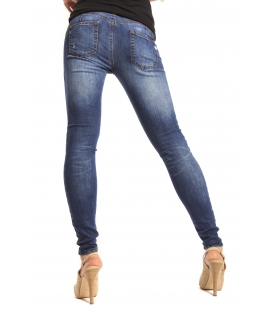 RINASCIMENTO Jeans slim fit with rips DENIM PUSH UP Art. CFC0067125003