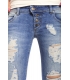 WIYA Jeans slim fit with rips DENIM Art. EVE MADE IN ITALY