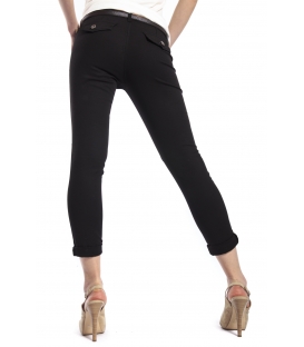 SLIDE OF LIFE Jeans cinos baggy with zip BLACK Art.814257