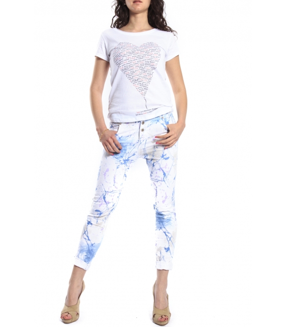 SLIDE OF LIFE Jeans baggy con stampa FANTASY Art.313224
