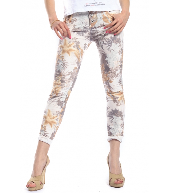 SLIDE OF LIFE Jeans baggy with print FANTASY Art.815112/B