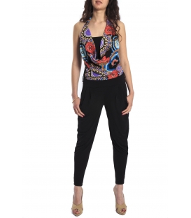 SLIDE OF LIFE Jumpsuit FANTASY black art. CH04