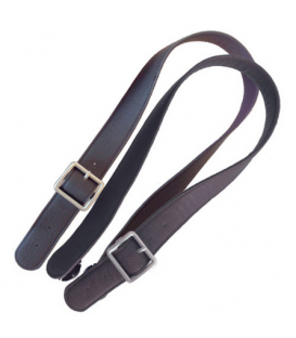 FLAT DARK BROWN HANDLES O'BAG