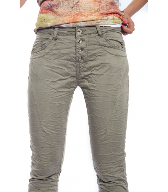 RINASCIMENTO Jeans baggy 4 buttons GREEN Art. CFC0069487003 