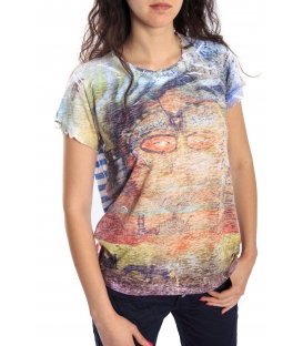 RINASCIMENTO Top with print fantasy Art. CFC0069163003