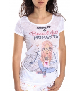 JOIE CLAIR T-shirt con stampa BIANCO Art. MJCO562290 