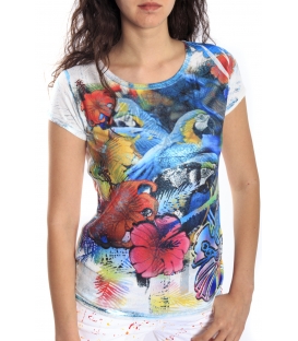 JOIE CLAIR T-shirt with print BLUE FANTASY Art. MFS0011390 