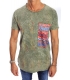 GIANNI LUPO T-shirt with pocket GREEN Art. 1842