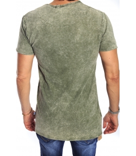 GIANNI LUPO T-shirt with pocket GREEN Art. 1842