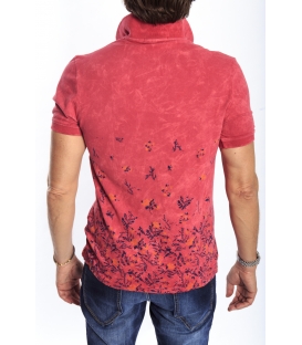 GIANNI LUPO Polo with print RED Art. 8423