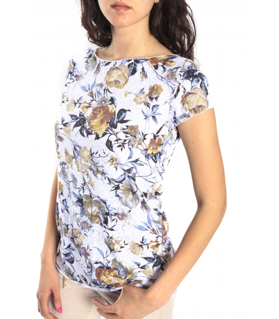 SUSY MIX T-shirt con stampa fiori FANTASY Art. 15489