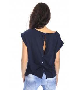 SUSY MIX T-shirt in sangallo BLUE Art. 1576