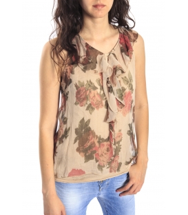 SUSY MIX T-shirt / Blusa in fantasia BEIGE Art. 16013