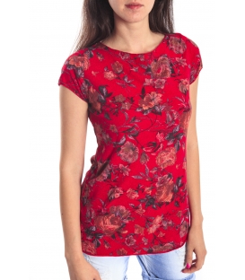 SUSY MIX T-shirt con stampa fiori RED FANTASY Art. 15489