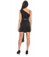 RINASCIMENTO Short dress with voulant BLACK Art. CFC0069754003