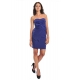 RINASCIMENTO Short Dress BLUE Art. CFC0069800003