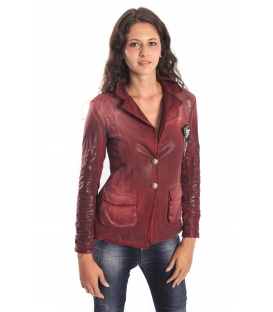 MARYLEY Jacket with brooch BORDEAUX Art. B156/G50