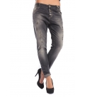 MARYLEY Jeans Boyfriend baggy with rips DENIM BLACK Art. B60S/RAV