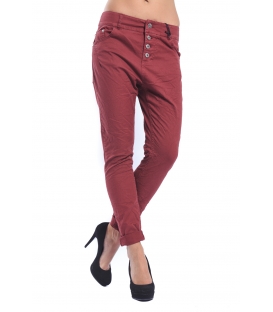 MARYLEY Jeans Boyfriend baggy BORDEAUX Art. B63T